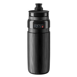 Фляга велосипедная Elite Fly TEX, 750 мл, черная, 1607197, изображение  - НаВелосипеде.рф