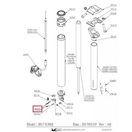 Болт фиксации рычага привода KS Lever/Actuator Pivot Pin, P1437, изображение  - НаВелосипеде.рф