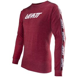 Толстовка Leatt Premium Long Shirt, Ruby, 2024, 5024400432, Вариант УТ-00367889: Размер: L, Цвет: Ruby, изображение  - НаВелосипеде.рф