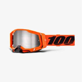 Веломаска 100% Racecraft 2 Neon Orange / Clear, 50009-00036, изображение  - НаВелосипеде.рф