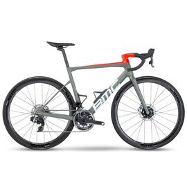 Велосипед шоссейный BMC Teammachine SLR01 ONE Dura Ace Di2 Disc Cosmic SL 32, 28", 2022, SLR01DADISCGray, Вариант УТ-00368334: Размер: 51, Рост: 166-174 см, Цвет: Серый/белый/красный, изображение  - НаВелосипеде.рф