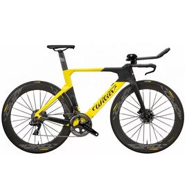 Велосипед шоссейный Wilier Turbine Crono Ultegra Di2 Disc 12 V Miche Revox Carbon, 28". 2023, 11111TULYB, Вариант УТ-00368368: Размер: M, Рост: 170-180 см, Цвет: Желтый/черный, изображение  - НаВелосипеде.рф