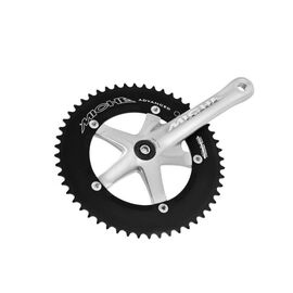 Система шатунов трековая Miche Pista Primato 51D 172.5 SILVER, CSPA0BSG51000, изображение  - НаВелосипеде.рф