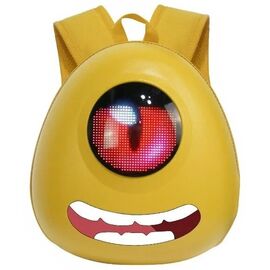 Рюкзак детский LOY-LED Big Eyed, 32*32, USB 5V/2A, Bluetooth, желтый, ARV000569, изображение  - НаВелосипеде.рф
