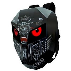 Рюкзак мото LOY-Iron Man LED Knight, пиксели 48*48, 48х31х18 см, USB 5V/2A , Bluetooth, чёрные крылья, ARV000560, изображение  - НаВелосипеде.рф
