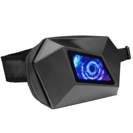 Рюкзак-сумка LOY-Evil Eyes, пиксели 48*48, USB 5V/2A , Bluetooth, чёрный, ARV000562, изображение  - НаВелосипеде.рф