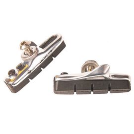 Колодки тормозные 4BIKE Road ARS 45CR-P-HU-AL, 55 мм, Shimano Standart Mount, черный/хром, ARV000418, изображение  - НаВелосипеде.рф