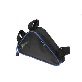Сумка под раму велосипеда Vinca Sport, карман для телефона внутри сумки, 270*220*65мм, синий кант, F, изображение  - НаВелосипеде.рф