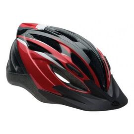 Велошлем Bell PRESIDIO rd/blk stratus, черно-красный, BE7059556, Вариант УТ-00007809: Размер: U (54-61 см), изображение  - НаВелосипеде.рф