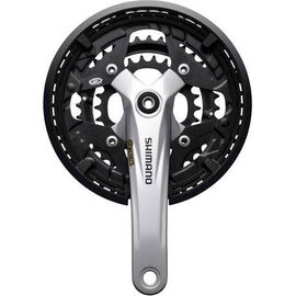 Система шатунов велосипедная Shimano Acera, M391, 170мм, Oct, 44/32/22T, серебристый EFCM3918E422XAS, изображение  - НаВелосипеде.рф