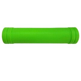 Грипсы велосипедные PROPALM, для Fixed Gear, 130мм, с заглушками, салатовые, HY-610MB, изображение  - НаВелосипеде.рф