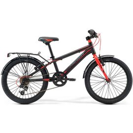 Детский велосипед Merida Dino 20" 2017, Вариант УТ-00038901: Рост: от 110 до 135 см, Цвет: матовый черно-красный , изображение  - НаВелосипеде.рф