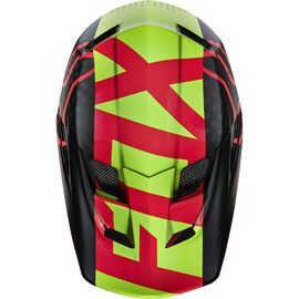Козырек к шлему Fox Rampage Pro Carbon Visor, красный, пластик, 04119-003-OS, изображение  - НаВелосипеде.рф