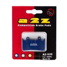 Тормозные колодки A2Z Hope Mono 6ti, синий, AZ-520, изображение  - НаВелосипеде.рф
