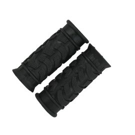 Грипсы велосипедные JOY KIE MTB HL-G47C 75mm, резина, черные, HL-G47C 75mm black, изображение  - НаВелосипеде.рф