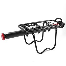Багажник велосипедный алюминиевый Vinca sport, консольный, 26"-28", с "ушами", с прижимной лапкой, H-AL 19, изображение  - НаВелосипеде.рф