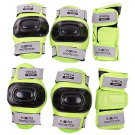 Защита велосипедная Vinca Sport Night Vision, детская, наколенник, налокотник, наладонник, VP 35 kids NV, Вариант УТ-00292330: Размер: M, изображение  - НаВелосипеде.рф