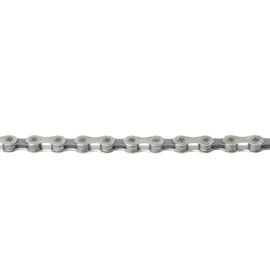 Цепь KMC Х-9 1/2"х11/128" 114 звеньев, 6,6мм Silver/Grey,  9скор. с замком, в коробке, серебристо-серая KMC, 5-303606 , изображение  - НаВелосипеде.рф