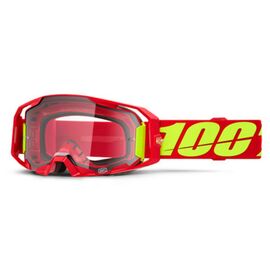 Веломаска 100% Armatic Red / Clear, 50059-00005, изображение  - НаВелосипеде.рф