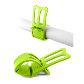 Держатель велосипедный Vinca Sport для мобильного телефона Vinca Sport 4"-6", силиконовый, зеленый, VH 09 green, изображение  - НаВелосипеде.рф