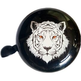 Звонок велосипедный Vinca sport "тигр", детский, алюминий/пластик, черный, YL 43 tiger, изображение  - НаВелосипеде.рф