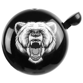 Звонок велосипедный Vinca sport "nothern hunter", детский, алюминий/пластик, D: 53 мм, черный, YL 43 nothern hunter, изображение  - НаВелосипеде.рф