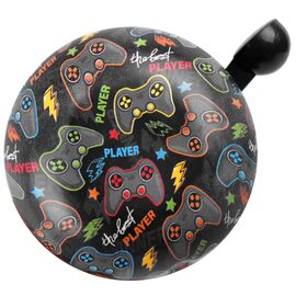 Звонок велосипедный Vinca Sport "player", 50 мм, YL 43 player, изображение  - НаВелосипеде.рф