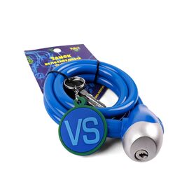 Замок велосипедный Vinca Sport, детский, c брелком, 12*1200 мм, тросик, VS 561 Letters, изображение  - НаВелосипеде.рф