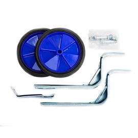 Приставные колеса Vinca Sport, стойки - сталь, колесо - пластик, синий, HRS19 Blue, изображение  - НаВелосипеде.рф
