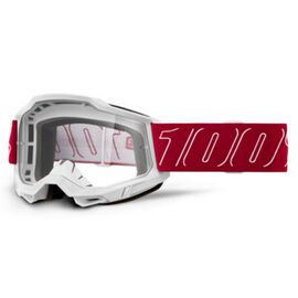 Веломаска 100% Accuri 2 Redline / Clear, 50013-00051, изображение  - НаВелосипеде.рф