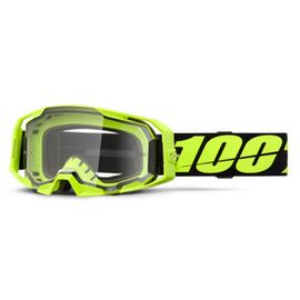 Веломаска 100% Armatic Neon Yellow / Clear, 50059-00004, изображение  - НаВелосипеде.рф