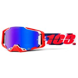 Веломаска 100% Armega Hiper Morpho / Mirror Blue, 50003-00015, изображение  - НаВелосипеде.рф