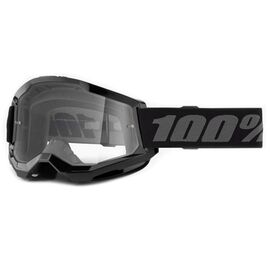Веломаска 100% Strata 2 Black / Clear, 50027-00013, изображение  - НаВелосипеде.рф