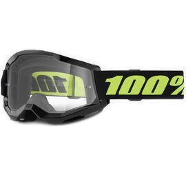 Веломаска 100% Strata 2 Solar Eclipse / Clear, 50027-00022, изображение  - НаВелосипеде.рф