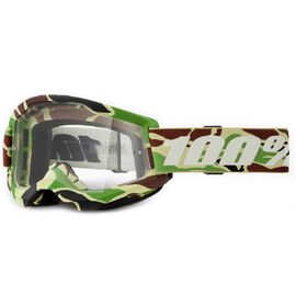 Веломаска 100% Strata 2 War Camo / Clear, 50027-00024, изображение  - НаВелосипеде.рф