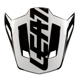 Козырек к шлему Leatt Moto 9.5 Visor, Carbon/White, 2025, 4025203420, изображение  - НаВелосипеде.рф