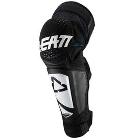 Наколенники Leatt 3DF Hybrid EXT Knee & Shin Guard, White/Black, 2025, 5019400741, Вариант УТ-00371624: Размер: L/XL, Цвет: White/Black, изображение  - НаВелосипеде.рф