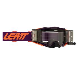 Веломаска Leatt Velocity 5.5 Roll-Off Purple Clear 83%, 8025200600, изображение  - НаВелосипеде.рф