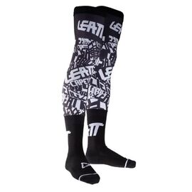 Чулки Leatt Knee Brace Socks, Black/White, 2025, 5024500172, Вариант УТ-00371684: Размер: L, Цвет: Black/White, изображение  - НаВелосипеде.рф