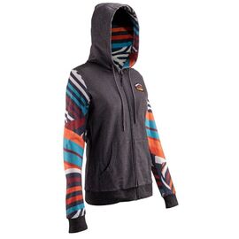 Толстовка женская Leatt Premium Zip Hoodie Women, Stripes, 2025, 5024400500, изображение  - НаВелосипеде.рф