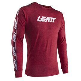 Толстовка Leatt Premium Long Shirt, Ruby, 2025, 5024400432, Вариант УТ-00371692: Размер: L, Цвет: Ruby, изображение  - НаВелосипеде.рф