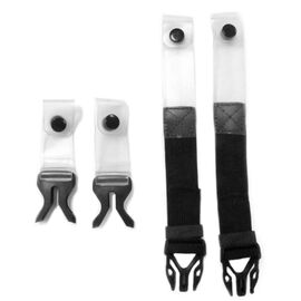 Стрепы защиты шеи подростковой Leatt Strap Pack 3.5/5.5 Junior, Black, 2025, 4014020120, изображение  - НаВелосипеде.рф