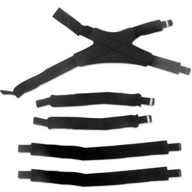 Стрепы Leatt X-Frame Strap Kit Pair, Black, 2025, 4018663060, Вариант УТ-00371695: Размер: S/М, Цвет: Black, изображение  - НаВелосипеде.рф
