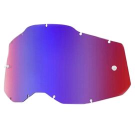 Линза 100% RC2/AC2/ST2 Lens Mirror Red/Blue, 59078-00008, изображение  - НаВелосипеде.рф