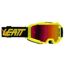 Веломаска Leatt Vizion 3.5 Iriz Lime Red 45%, 8025250150, изображение  - НаВелосипеде.рф