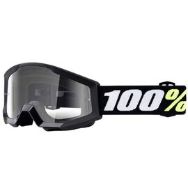Веломаска детская 100% Strata Mini Black / Clear, 50033-00004, изображение  - НаВелосипеде.рф