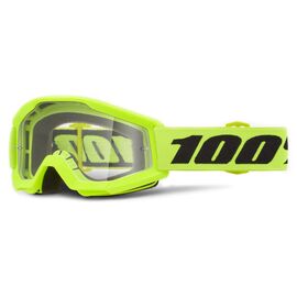 Веломаска детская 100% Strata Mini Yellow / Clear, 50033-00006, изображение  - НаВелосипеде.рф