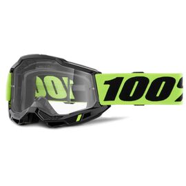 Веломаска подростковая 100% Accuri 2 Junior Neon Yellow / Clear, 50024-00012, изображение  - НаВелосипеде.рф