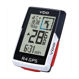 Велокомпьютер VDO R4 Top mount set, GPS навигация, совместим с Android, IOS, 17 функций, черный, 4-64041, изображение  - НаВелосипеде.рф