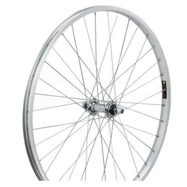 Колесо в сборе CNSPOKE 24" переднее 36отв., алюм. двойной фрезеров. обод, втулка алюм. 140/100мм, на гайках,  00-190190 , изображение  - НаВелосипеде.рф